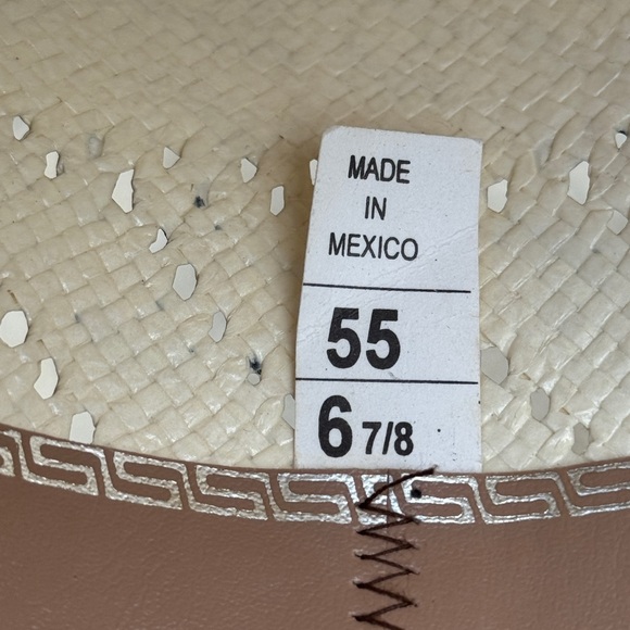 Signed Cream Cowboy Hat with Tassels - Picture 5 of 5